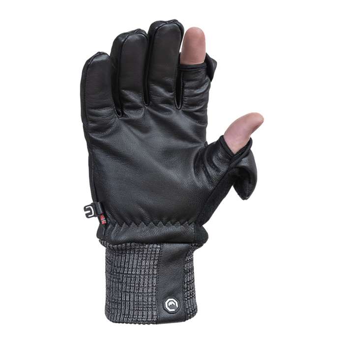 Vallerret  Kožené fotografické rukavice Hatchet černé L