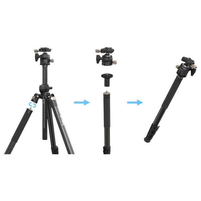 Smallrig 4288 Tripod with Lateral Center Column CT200 | Stativ s kulovou hlavou