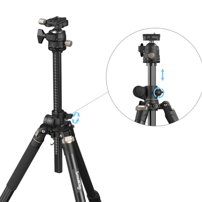 Smallrig 4288 Tripod with Lateral Center Column CT200 | Stativ s kulovou hlavou
