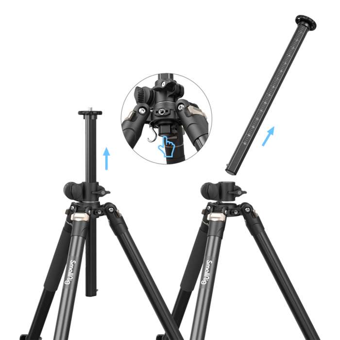 Smallrig 4288 Tripod with Lateral Center Column CT200 | Stativ s kulovou hlavou