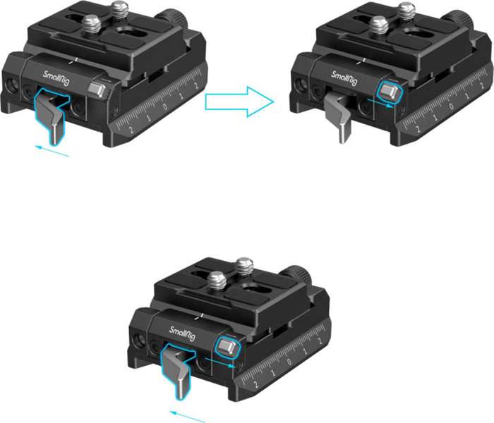 Smallrig 4234 Mount Plate Kit Universal ARCA & Manfrotto compatible