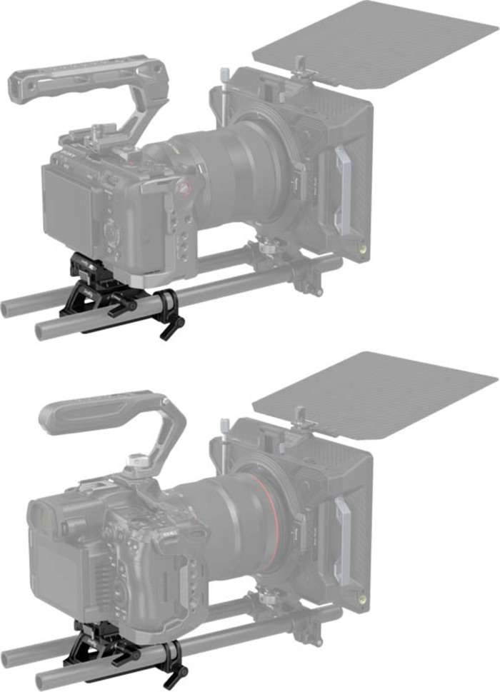 Smallrig 4233 Height adjustable Mount Plate Kit Universal ARCA & Manfrotto compatible