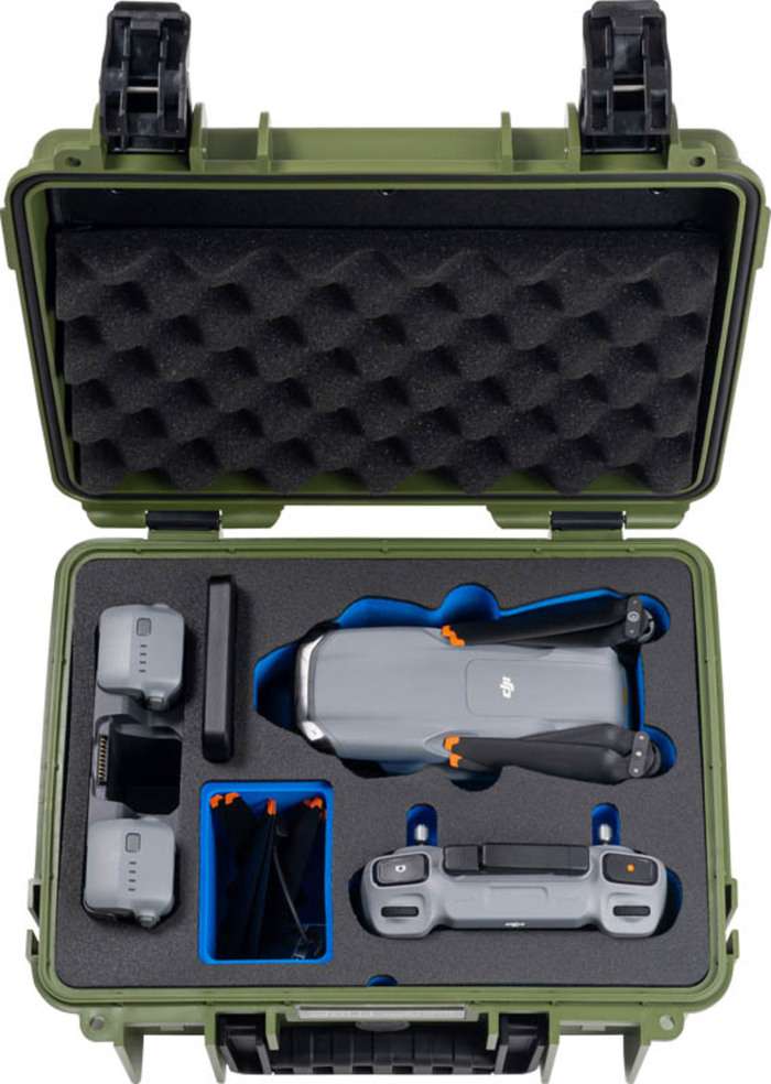 BW Outdoor Cases Type 3000 for DJI Air 3 / Bronze-green