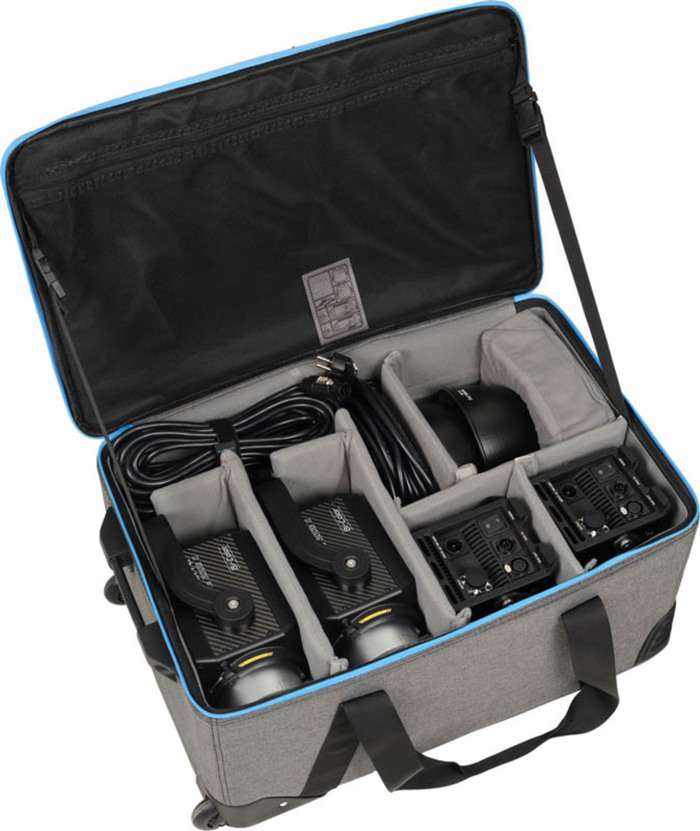 Nanlite Forza 300B II 2 Kit LED Spot Light with Trolley Case