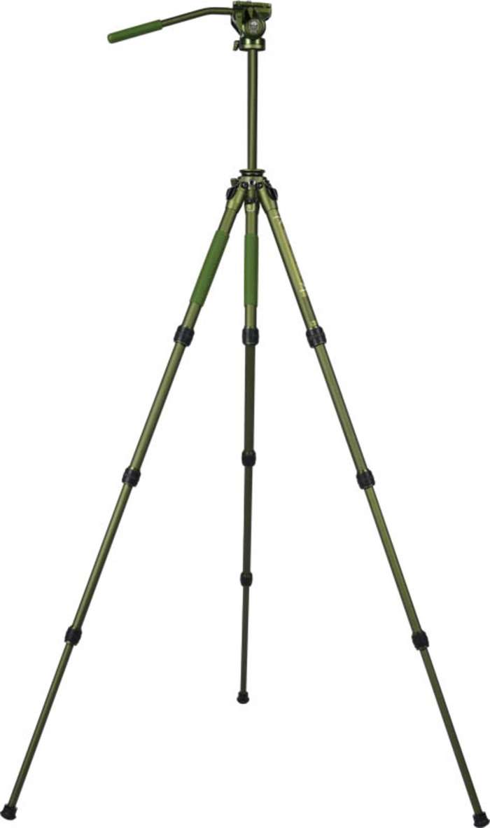 Sirui Pilot Series Alu Tripod CT04+CT5 Videohead Green | Video stativ