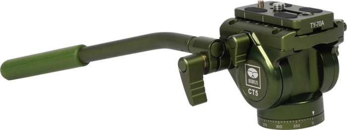 Sirui Pilot Series Alu Tripod CT04+CT5 Videohead Green | Video stativ