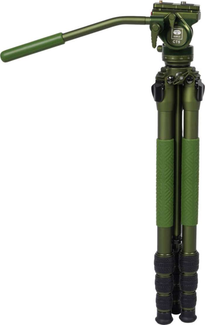 Sirui Pilot Series Alu Tripod CT04+CT5 Videohead Green | Video stativ
