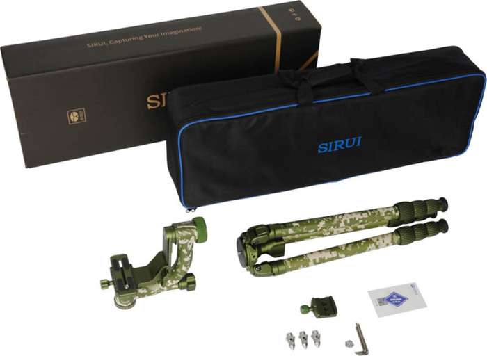 Sirui Carbon Tripod + Gimbal Head kit CT-3204 +CH20 Camoflage | Stativ s gimbalovou hlavou