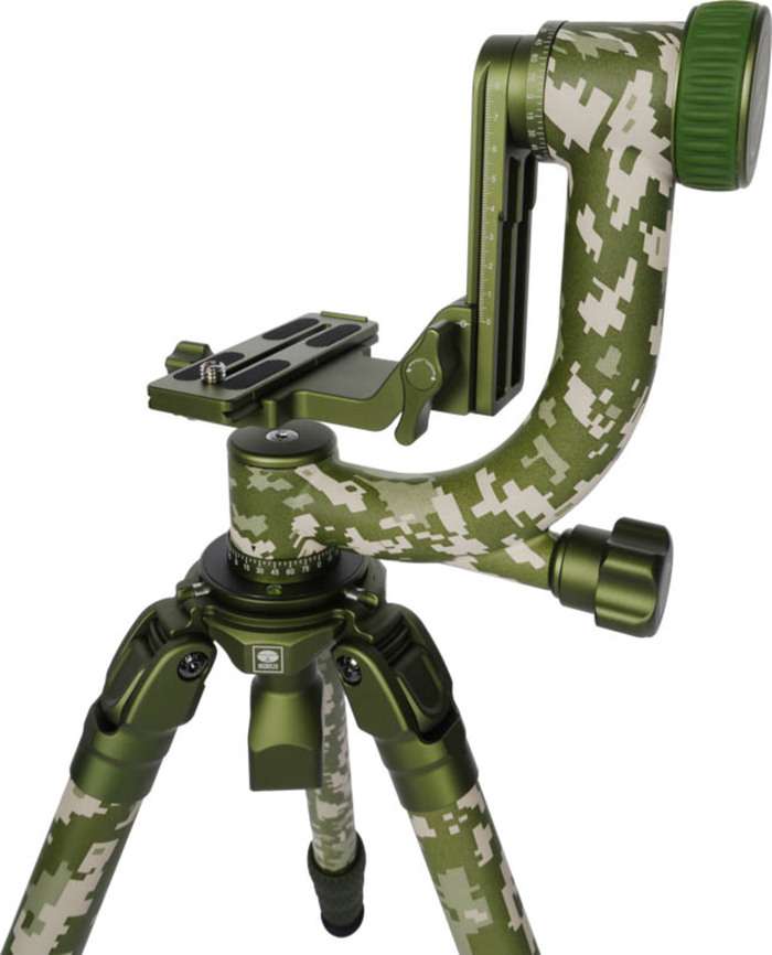 Sirui Carbon Tripod + Gimbal Head kit CT-3204 +CH20 Camoflage | Stativ s gimbalovou hlavou