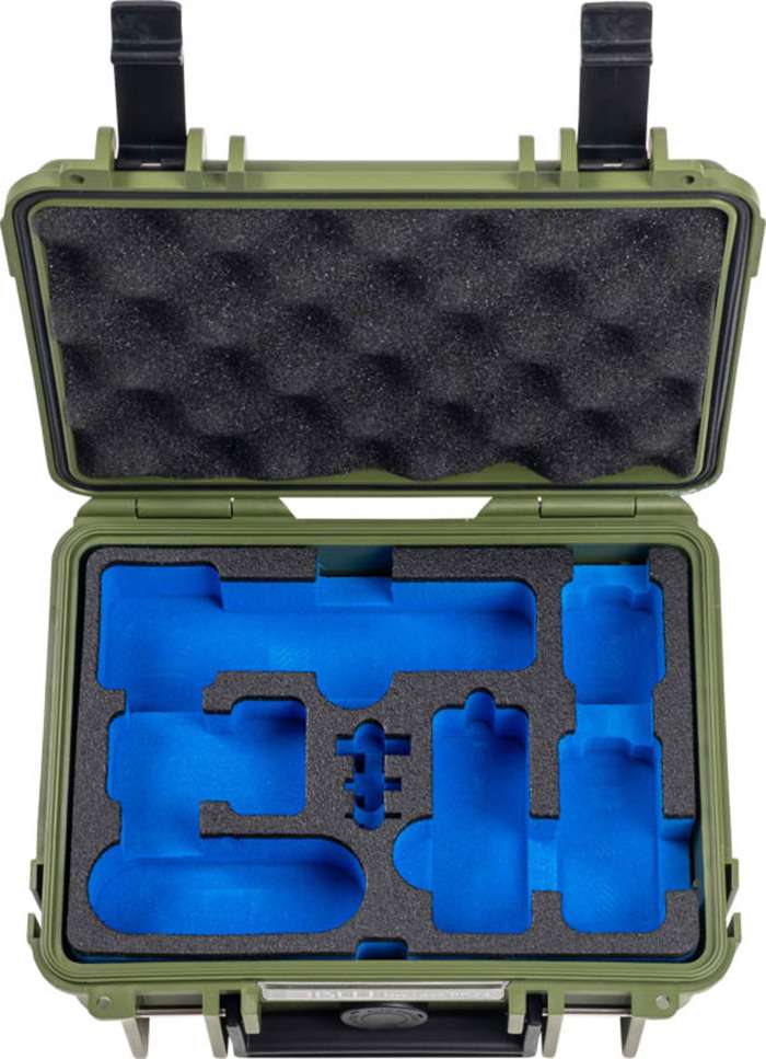 B&W Cases Type 500 for DJI Osmo Pocket 3 Creator Combo, Bronze-green | Odolný kufr pro DJI Osmo pocket creator combo