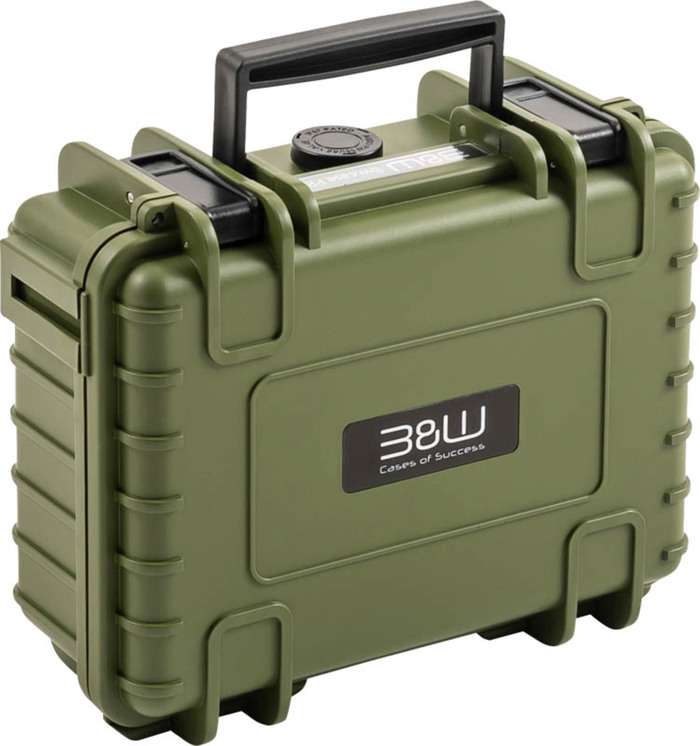 B&W Cases Type 500 for DJI Osmo Pocket 3 Creator Combo, Bronze-green | Odolný kufr pro DJI Osmo pocket creator combo