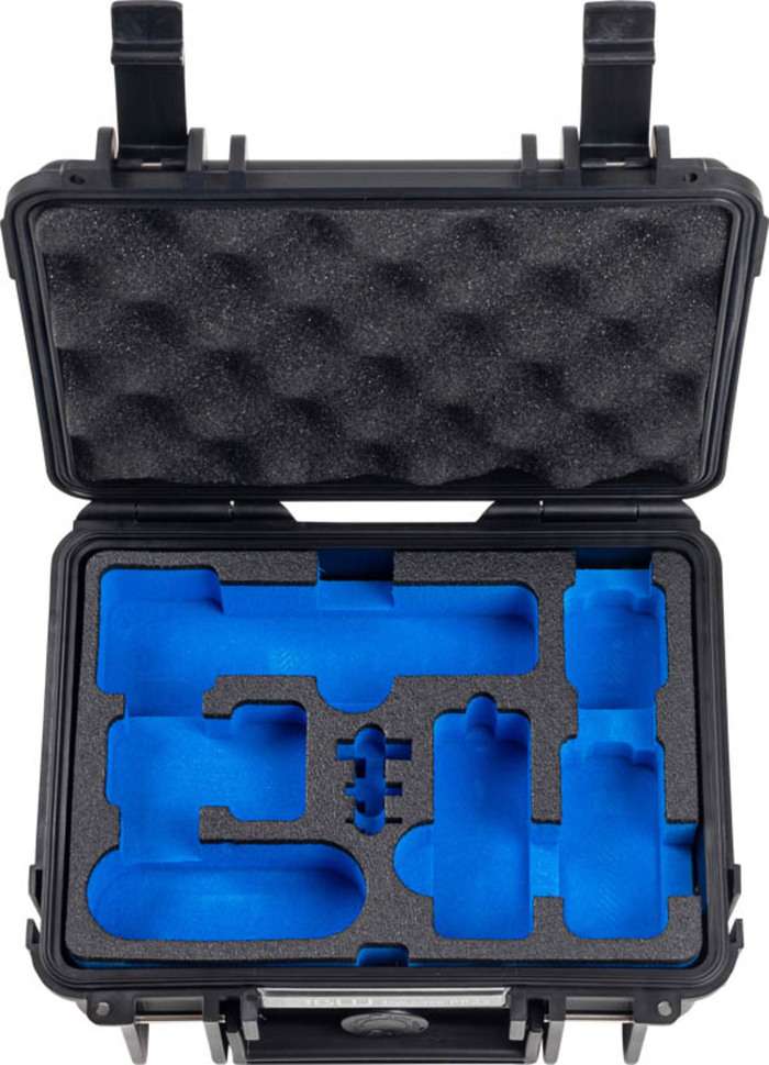 B&W Cases Type 500 for DJI Osmo Pocket 3 Creator Combo, Black | Odolný kufr pro DJI Osmo pocket creator combo