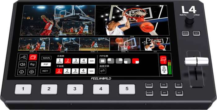 Feelworld Video Mixer L4 | Střižna
