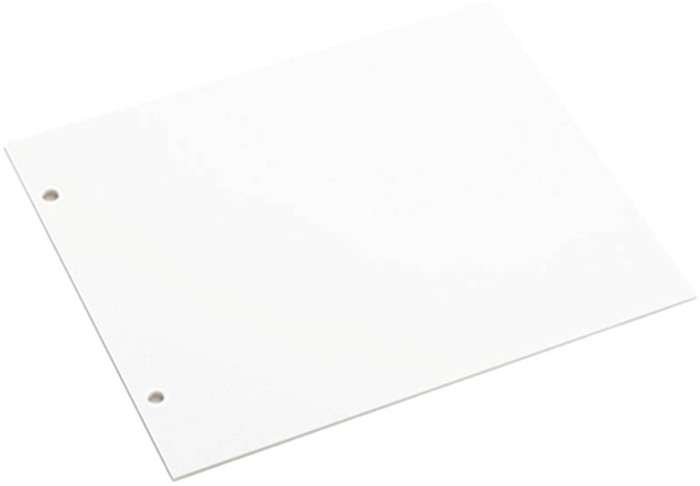 BookBinders Refill paper 215x165 Offwhite Columbus | 20 ks bílých papírů