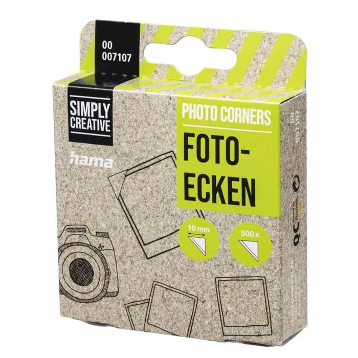 Fotorůžky samolepící, transparentní, 500 ks