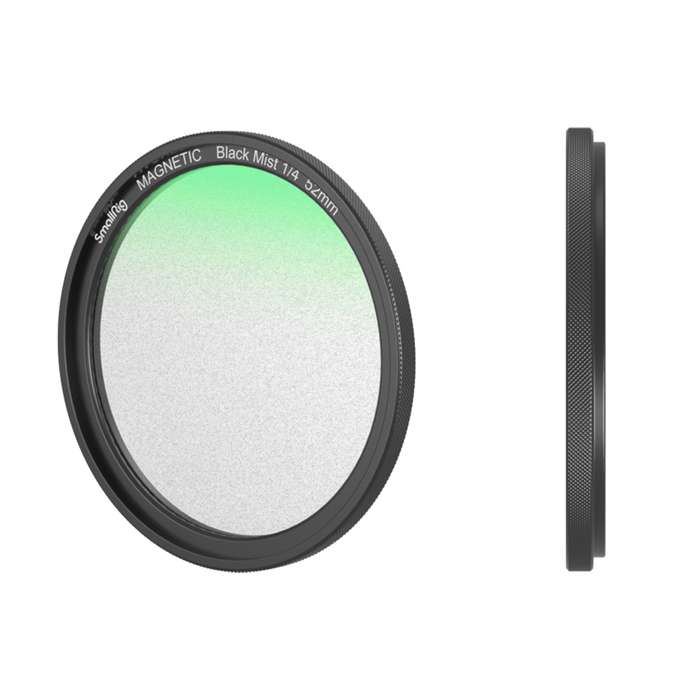 Smallrig 4217 MagEase Magnetic 1/4 Effect Black Mist Filter Kit (52mm)