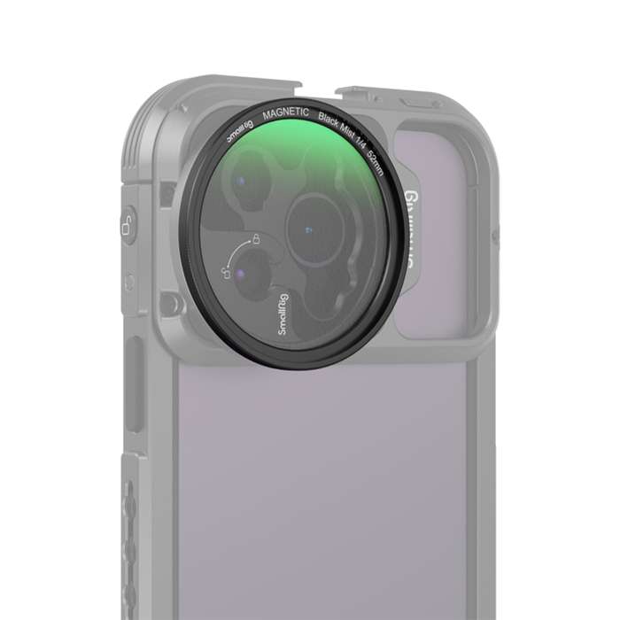 Smallrig 4217 MagEase Magnetic 1/4 Effect Black Mist Filter Kit (52mm)