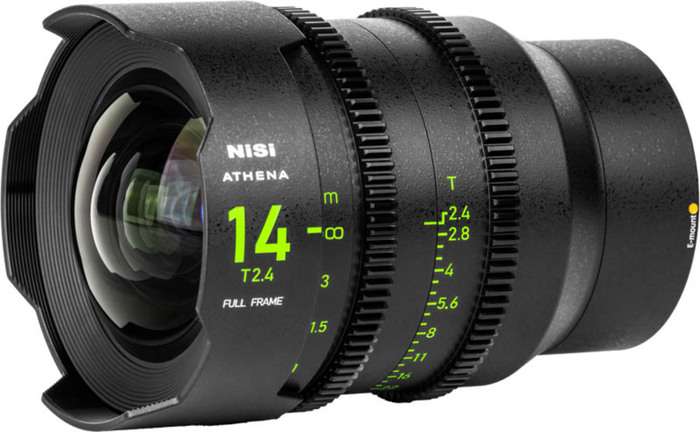 Nisi Cine Lens Athena Prime 14mm T2.4 E-Mount (Without Drop-in Filter)