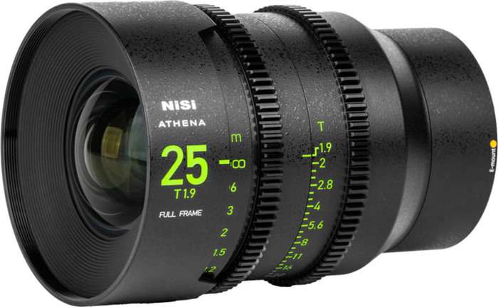 Nisi Cine Lens Athena Prime 25mm T1.9 E-Mount (Without Drop-in Filter)