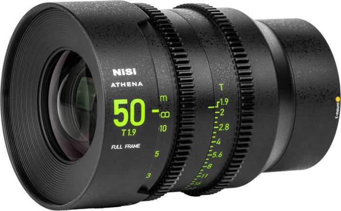 Nisi Cine Lens Athena Prime 50mm T1.9 E-Mount (Without Drop-in Filter)