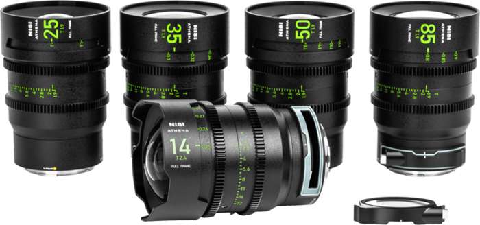 Nisi Cine Lens Set Athena Prime L-Mount | Set 5 Cine objektivů