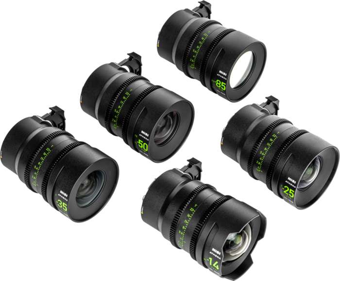 Nisi Cine Lens Set Athena Prime L-Mount | Set 5 Cine objektivů