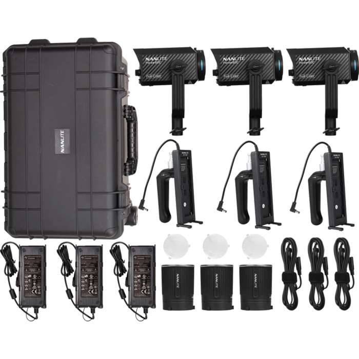Nanlite Forza 60C RGBLAC led 3 Light kit