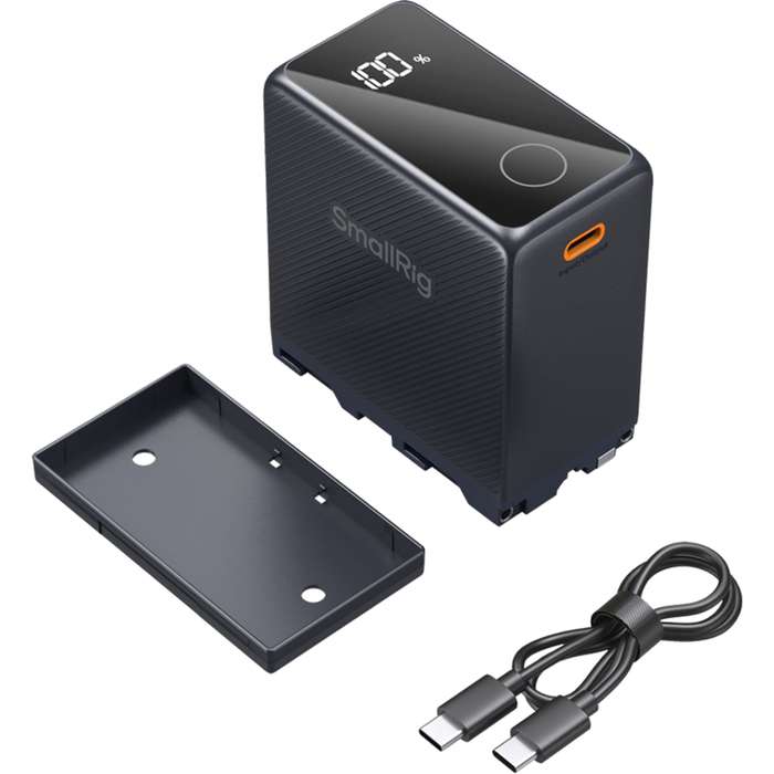 Smallrig 4469 Camera Battery USB-C Rechargeable NP-F970 Black
