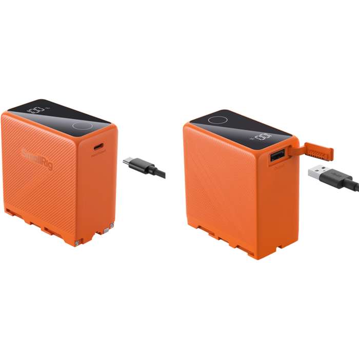 Smallrig 4576 Camera Battery USB-C Rechargeable NP-F970 Orange