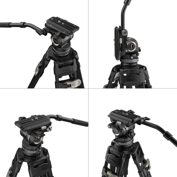 Smallrig 4465 Pro Video Carbon Tripod Kit with Fluid Head AD-Pro8