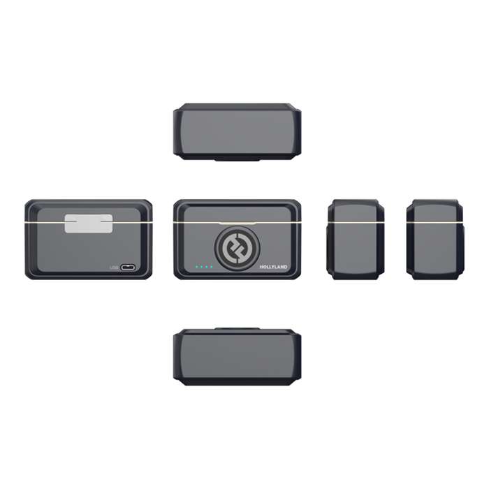 Hollyland Lark M2 Combo - 2x Bezdrátový klopový mikrofon