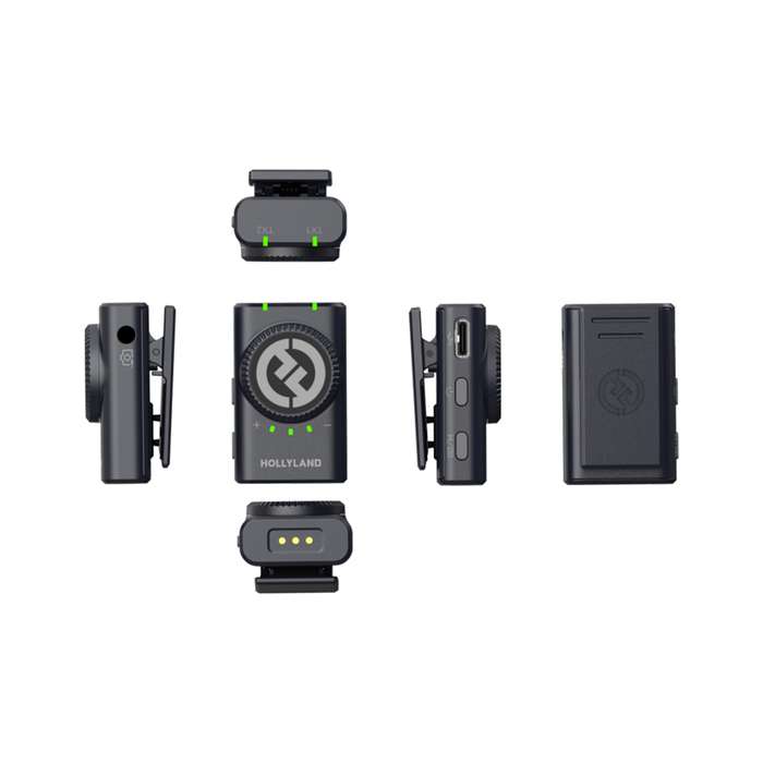 Hollyland Lark M2 Combo - 2x Bezdrátový klopový mikrofon