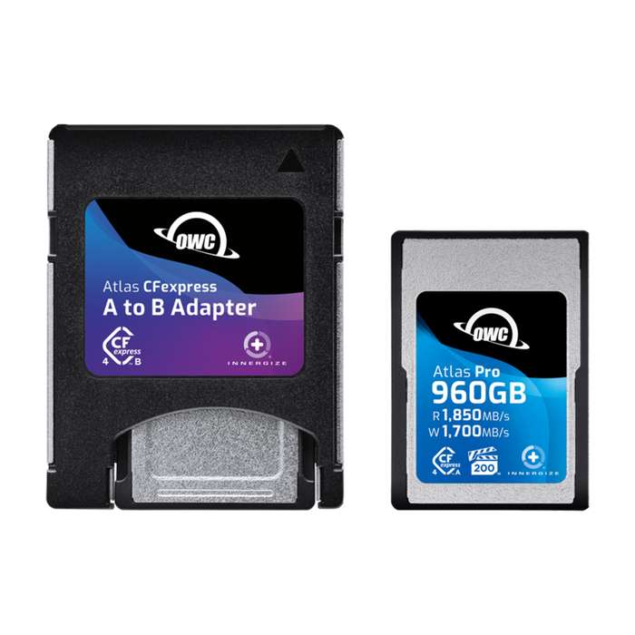 OWC CFexpress Atlas Pro R1850/W1700/VPG200 (Type A)  960GB | CFExpress A + adapter na CFExpress B