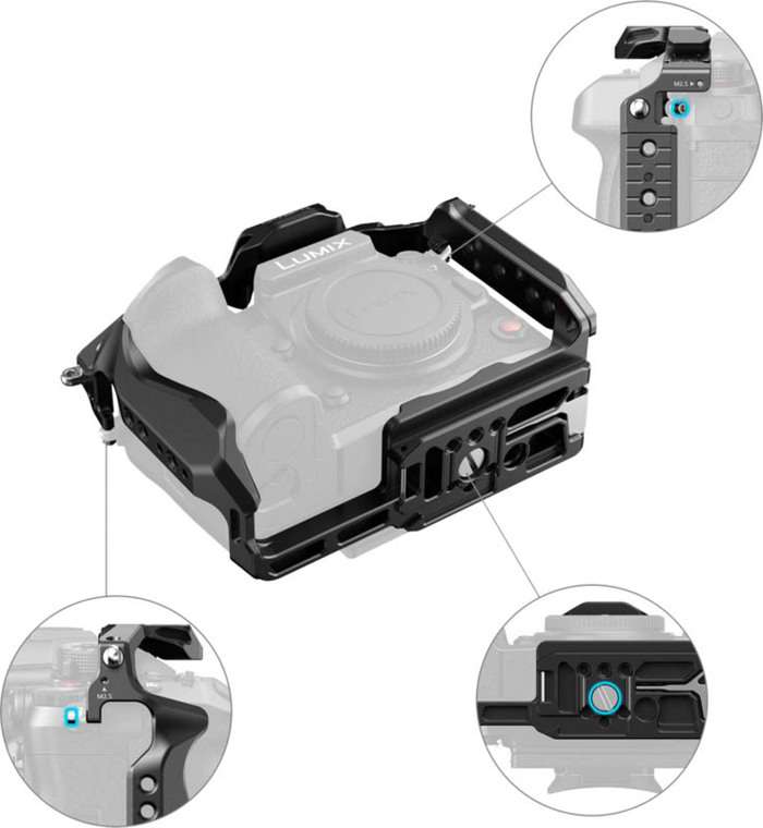 Smallrig 4825 HawkLock Quick Release Cage Kit for Panasonic Lumix GH7 / GH6 | klec