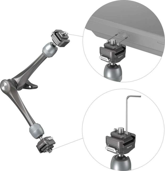 Smallrig 4489 HawkLock H21 Quick Release Rosette Magic Arm (11")