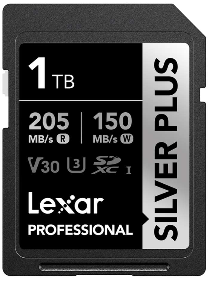 LEXAR SDXC Professional SILVER Plus UHS-I R205/W150 (V30) 1TB | SD karta