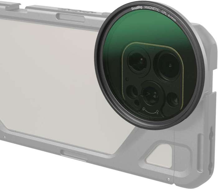 Smallrig 4582 Attachable CPL Filter (67mm) |  T-mount filtr pro smartphone
