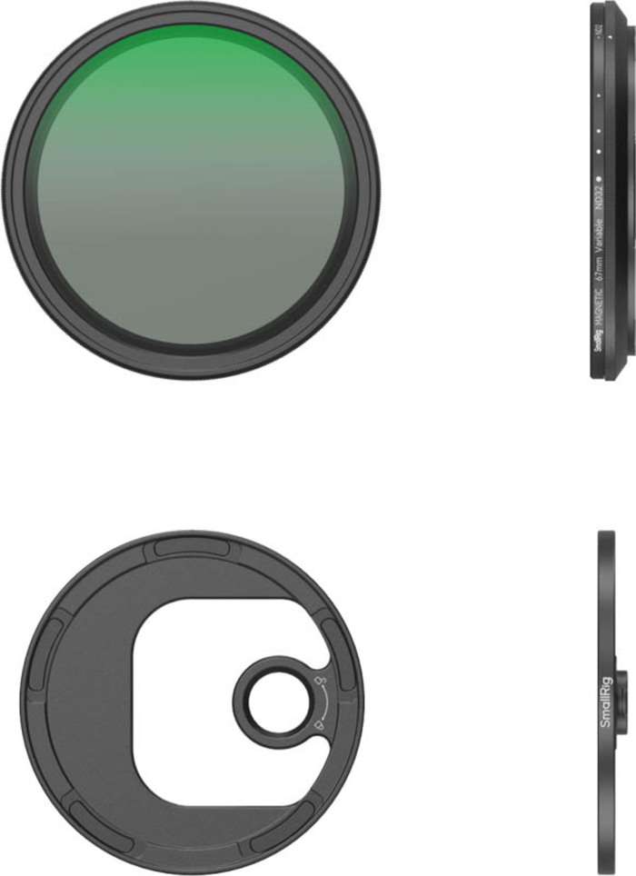 Smallrig 4725 Attachable VND Filter Kit ND2-ND32 (1-5 Stop) s adaptérem pro T-mount filtr 67 mm