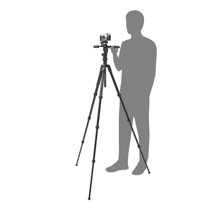 Manfrotto Befree GT PRO 3-Way hliníkový | MKBFRTA4GTFB-3W