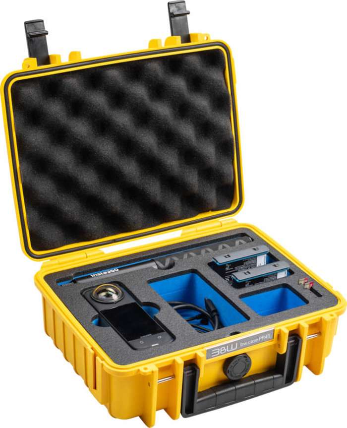 BW Outdoor Cases Type 1000 for Insta360 X4, Yellow