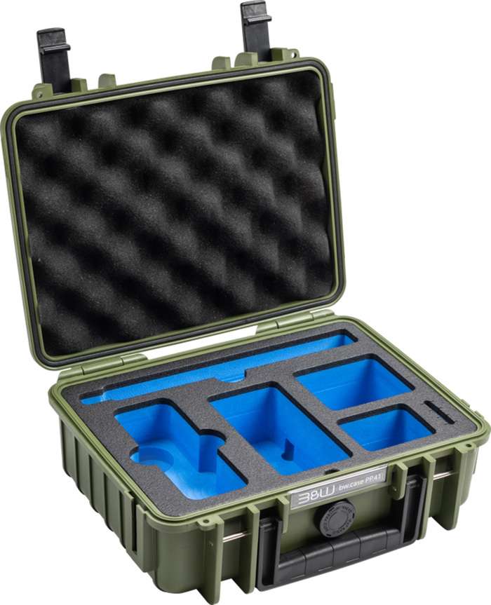 BW Outdoor Cases Type 1000 for Insta360 X4, Bronze Green
