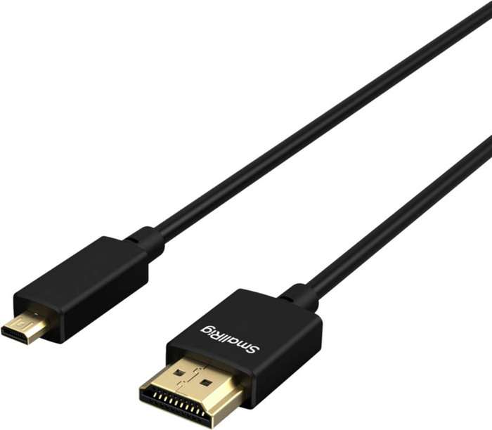 Smallrig 4795 Ultra-Slim 4K HDMI Data Cable D to A 100cm