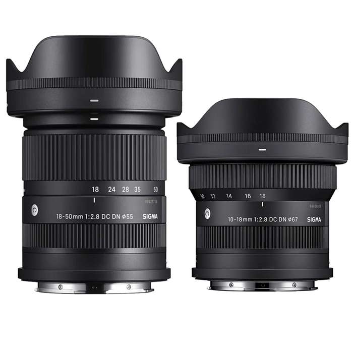 SIGMA 10-18mm f/2.8 DC DN + Sigma 18-50mm f/2.8 DC DN pro Canon RF