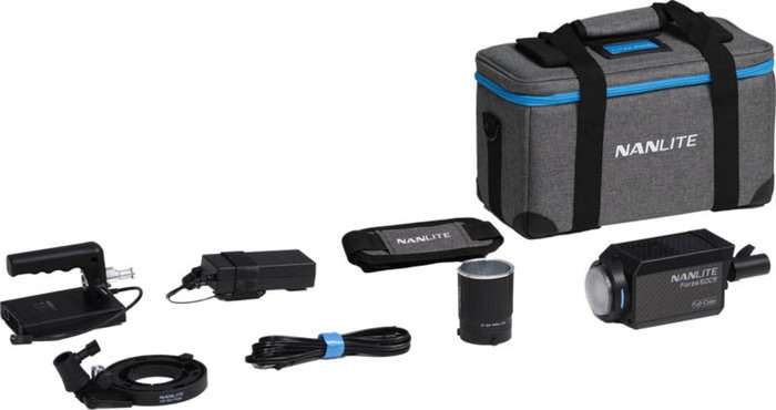 Nanlite Forza 60CR RGBLAC led spotlight with CRMX- Wireless DMX