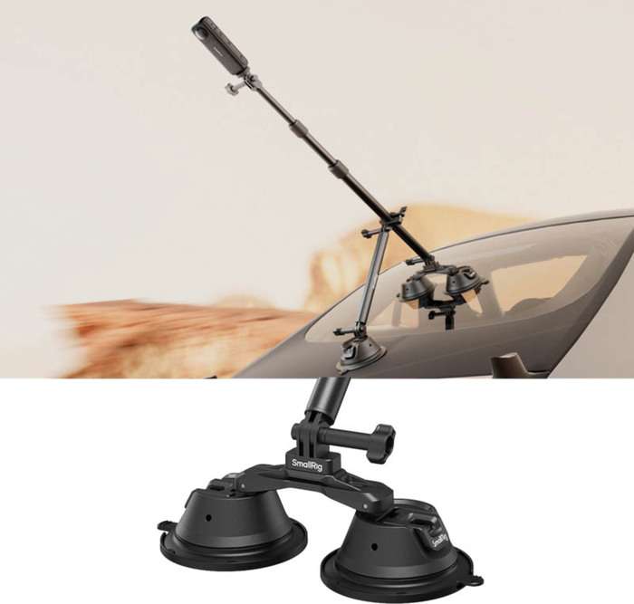 Smallrig 4380 Camera Suction Cup Car Mount Kit for Panoramic Shooting  | rameno pro akční kamery
