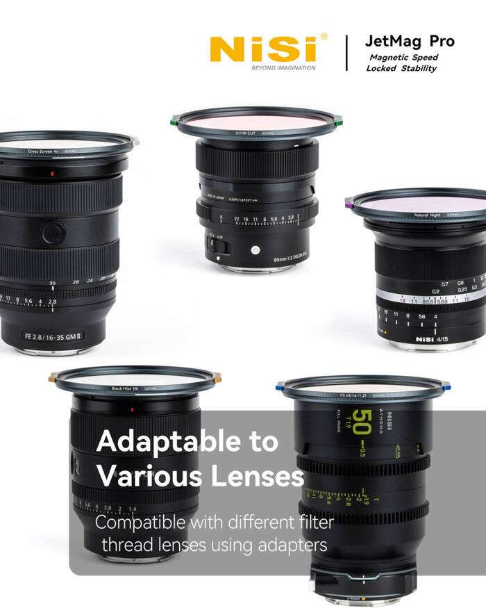 NiSi  JetMag Pro Filter FSND2 (0.3) 1stop | magnetický ND 2 filtr