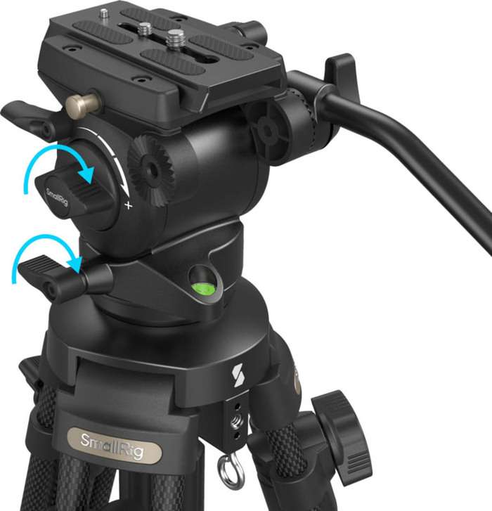 Smallrig 4685 Lightweight Video Carbon Fiber Tripod Kit AD-50