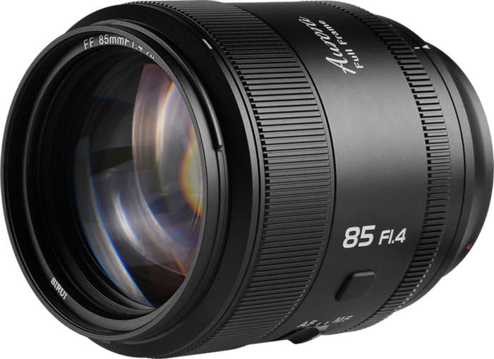 Sirui  Lens Aurora Full Frame AF 85mm F1.4 |  Fuji X