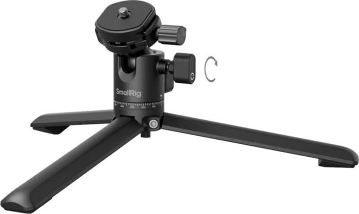 Smallrig 4630 Metal Tabletop Tripod with Arca-Swiss Quick Release Plate and Panoramic Ball Head
