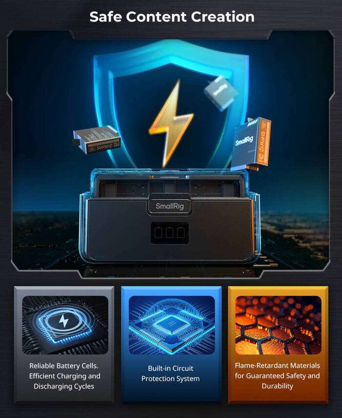 SmallRig  4960 GoPro Camera Battery Kit (2pcs)  2x| baterie pro Gopro 9-12